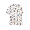 VIN-SHI-34986 Vintage πουκάμισο λινό hawaiian style L