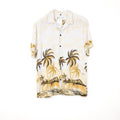 VIN-SHI-35004  Vintage πουκάμισο βισκόζη hawaiian style M