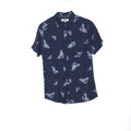 VIN-SHI-34943 Vintage πουκάμισο βαμβακερό hawaiian style S