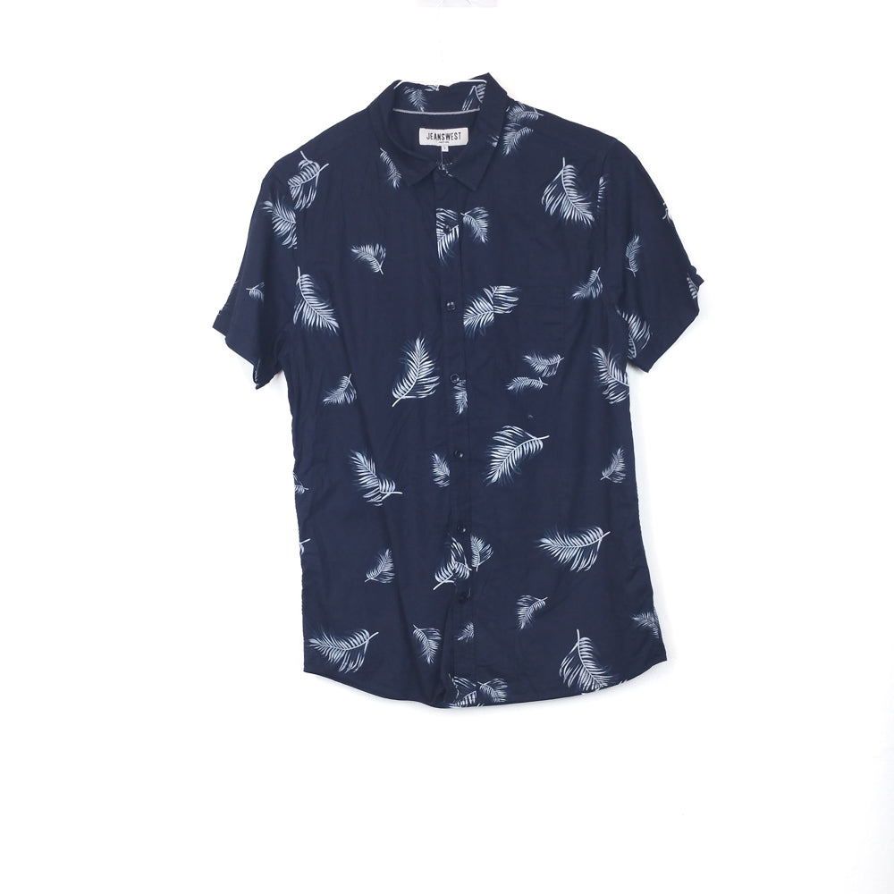 VIN-SHI-34943 Vintage πουκάμισο βαμβακερό hawaiian style S