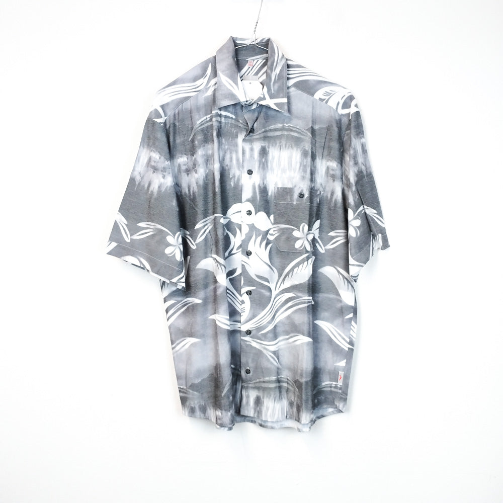 VIN-SHI-30424 Vintage πουκάμισο Hawaiian print M
