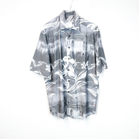 VIN-SHI-30424 Vintage πουκάμισο Hawaiian print M