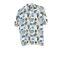 VIN-SHI-34997 Vintage πουκάμισο βαμβακερό crazy pattern style S