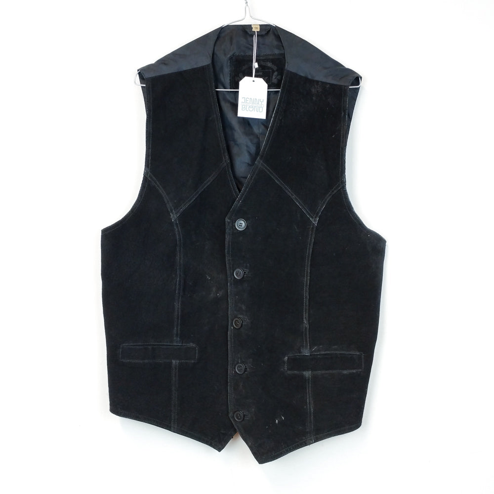 VIN-OUTW-31025 Vintage γιλέκο suede XL