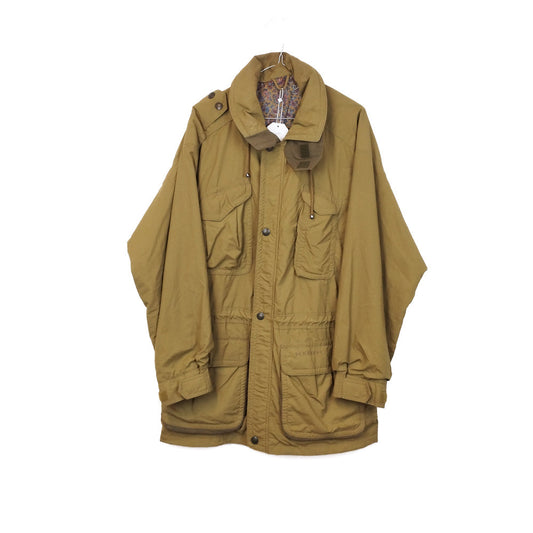 VIN-OUTW-32306 Vintage λαδί πανωφόρι Schoffel M-L