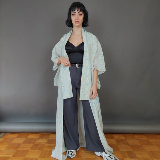 VIN-JAP-26712 Vintage ιαπωνικό κιμονό αυθεντικό Free size