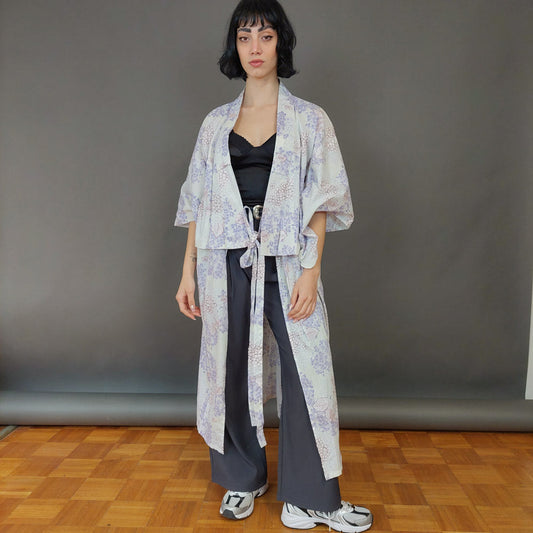 VIN-JAP-26721 Vintage ιαπωνικό κιμονό αυθεντικό Free size