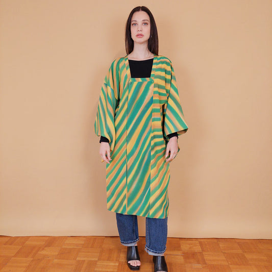 VIN-JAP-31260 Vintage ιαπωνικό kimono αυθεντικό Free size