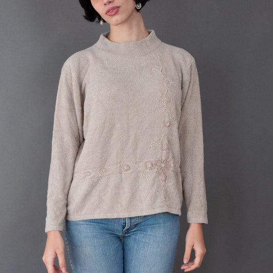 VIN-KNIT-20060 Vintage πλεκτή μπλούζα M-L