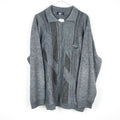 VIN-KNIT-28449 Vintage πλεκτή μπλούζα γκρι L