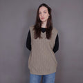 VIN-KNIT-33229 Vintage πλεκτή καζάκα γιλέκο Μ-L