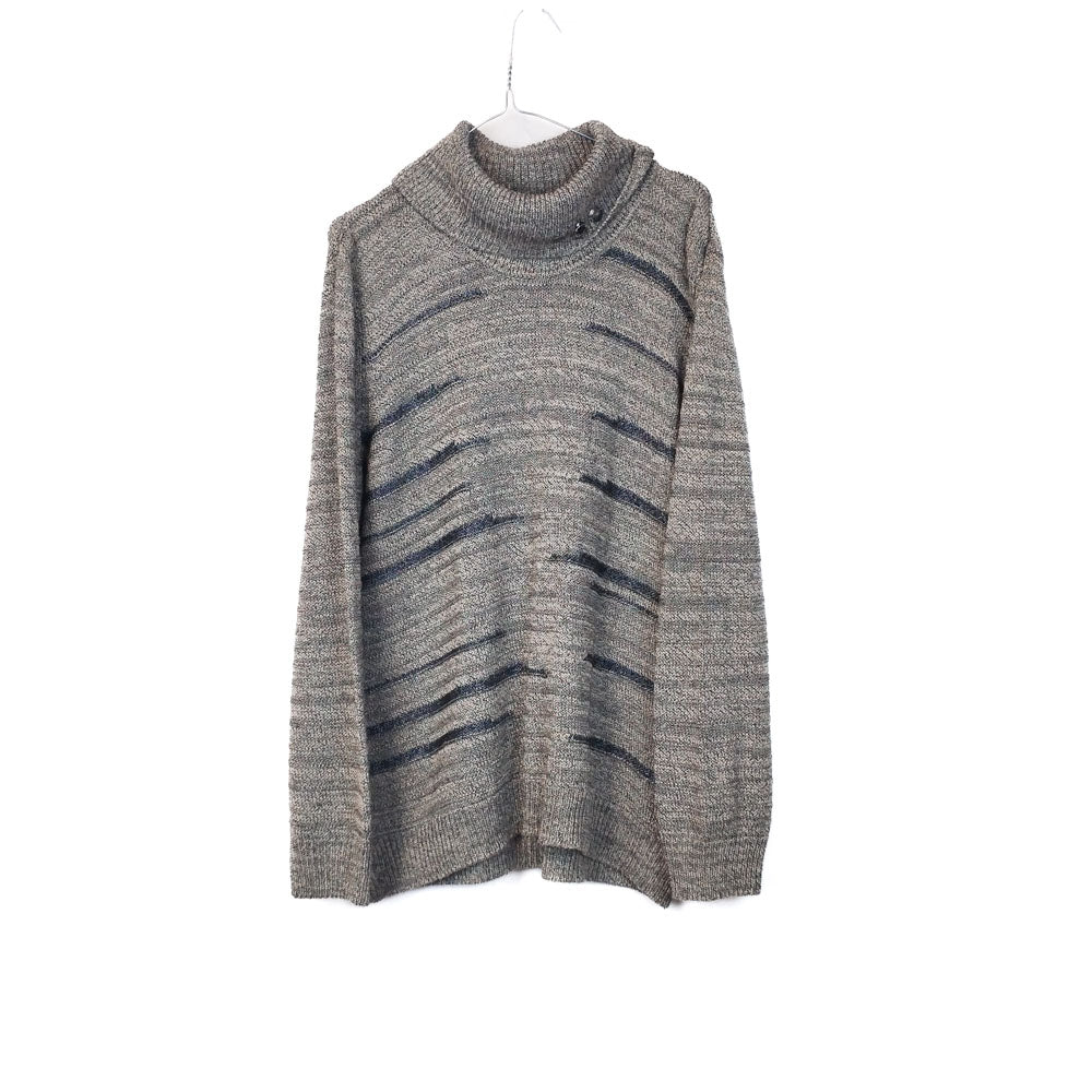 VIN-KNIT-33129 Vintage πλεκτή μπλούζα unisex L-XL