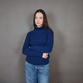 VIN-KNIT-33310 Vintage πλεκτή ζιβάγκο μπλούζα M