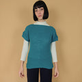 VIN-KNIT-25726 Vintage πλεκτό handmade S-M