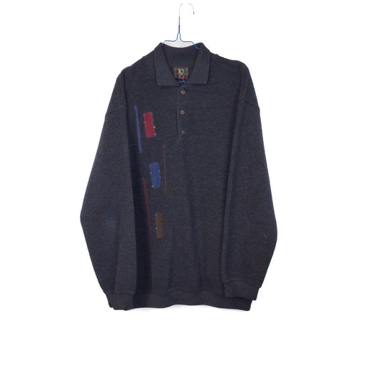 VIN-KNIT-33138 Vintage πλεκτή μπλούζα unisex XL