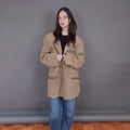 VIN-OUTW-33357 Vintage δερμάτινο μπεζ jacket L-XL