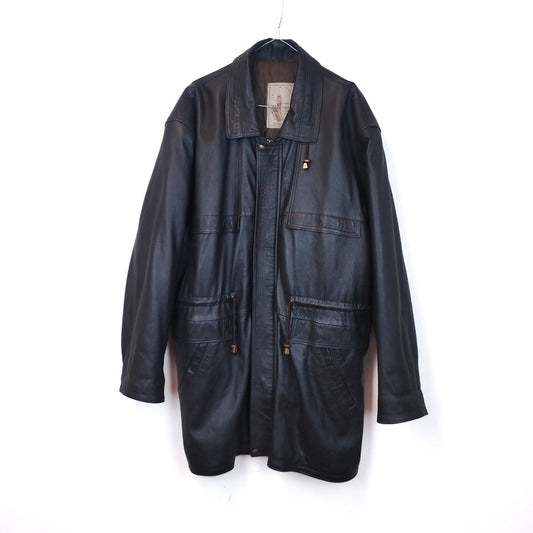 VIN-OUTW-32470 Vintage δερμάτινο jacket 2XL