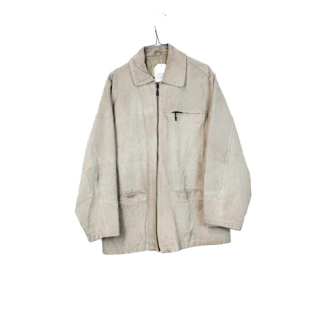 VIN-OUTW-33986 Vintage δερμάτινο σουέντ 90's style jacket M