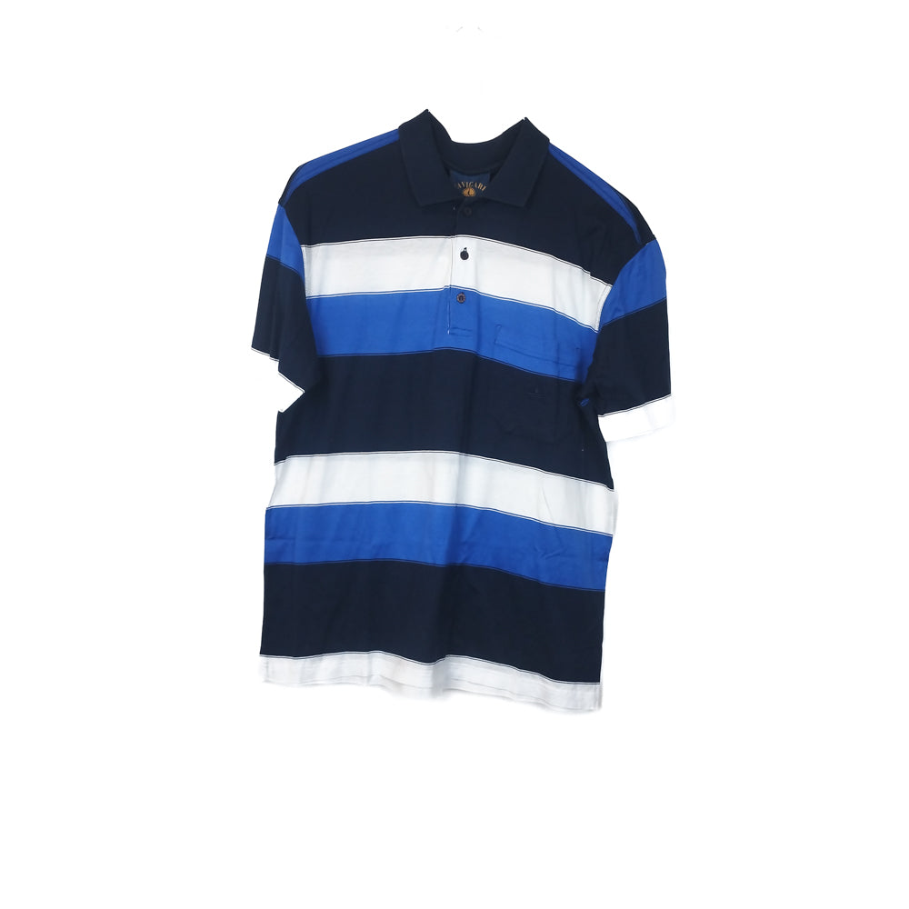VIN-TEE-34615 Vintage κοντομάνικη βαμβακερή μπλούζα polo L