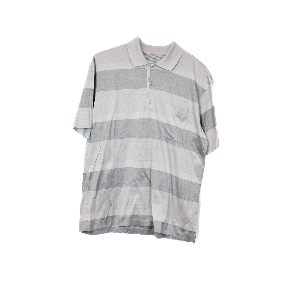 VIN-TEE-34623 Vintage κοντομάνικη βαμβακερή μπλούζα polo XL