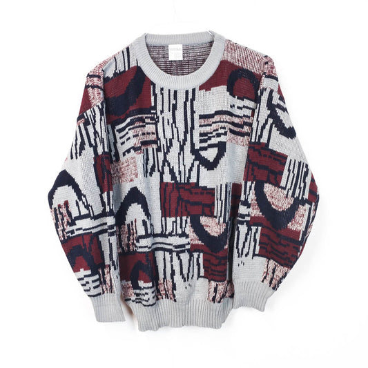 VIN-KNIT-29666 Vintage πλεκτή μπλούζα S