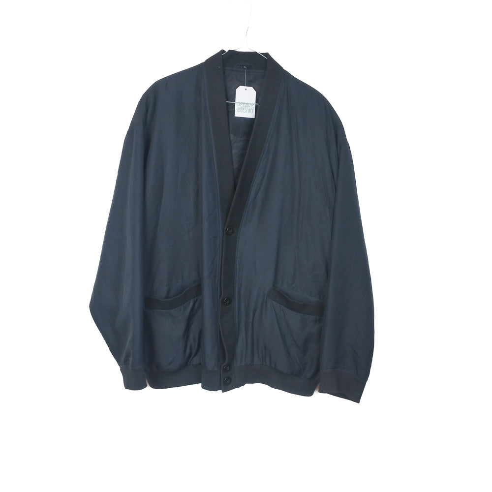 VIN-OUTW-34599 Vintage ελαφρύ σκούρο μπλε bomber jacket XL