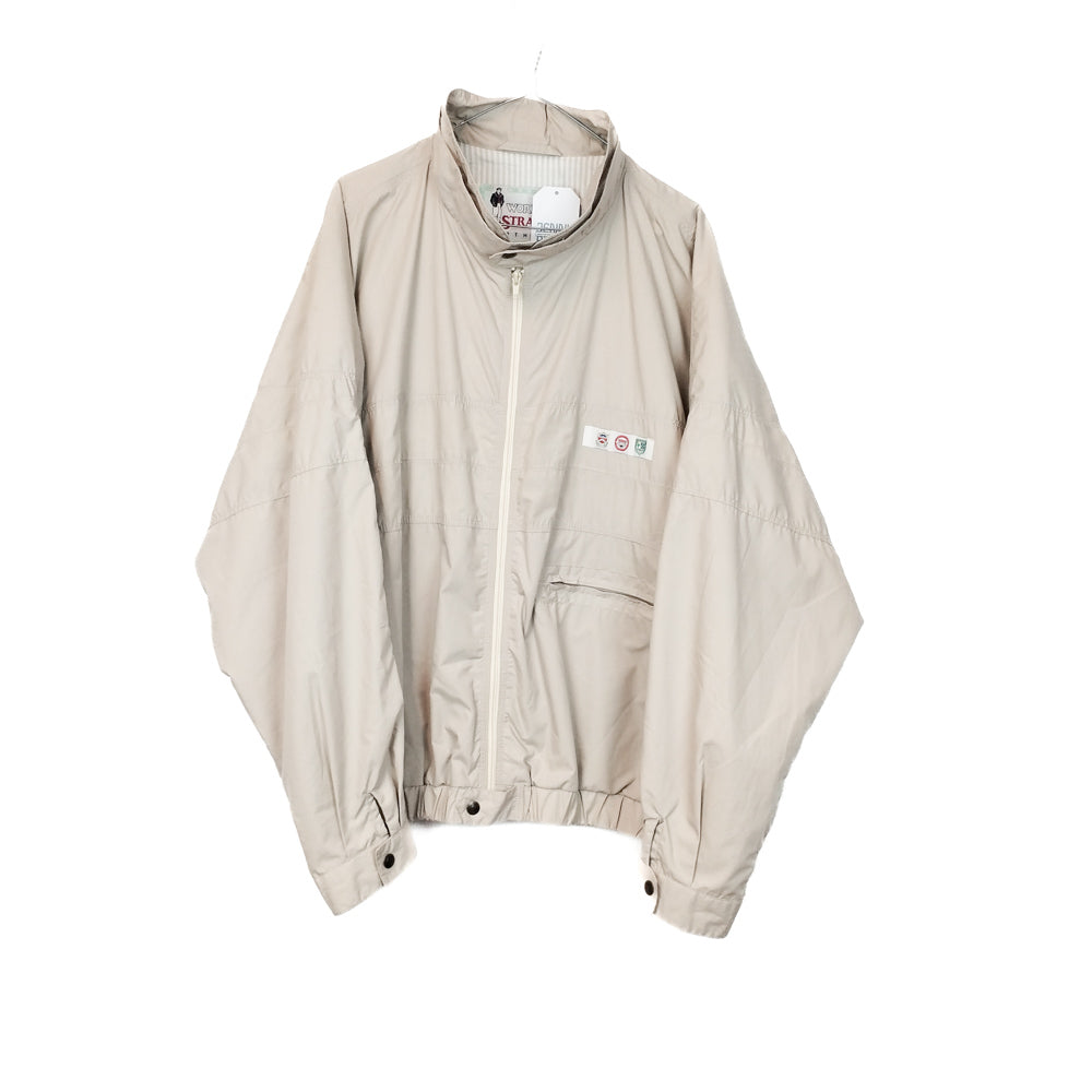 VIN-OUTW-34604 Vintage ελαφρύ μπεζ bomber jacket XL