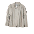 VIN-OUTW-34608 Vintage ελαφρύ μπεζ bomber jacket M