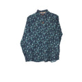 VIN-SHI-34645 Vintage πουκάμισο crazy pattern L
