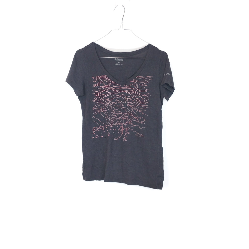 VIN-TEE-34872 Preloved T-shirt γυναικείο Columbia S