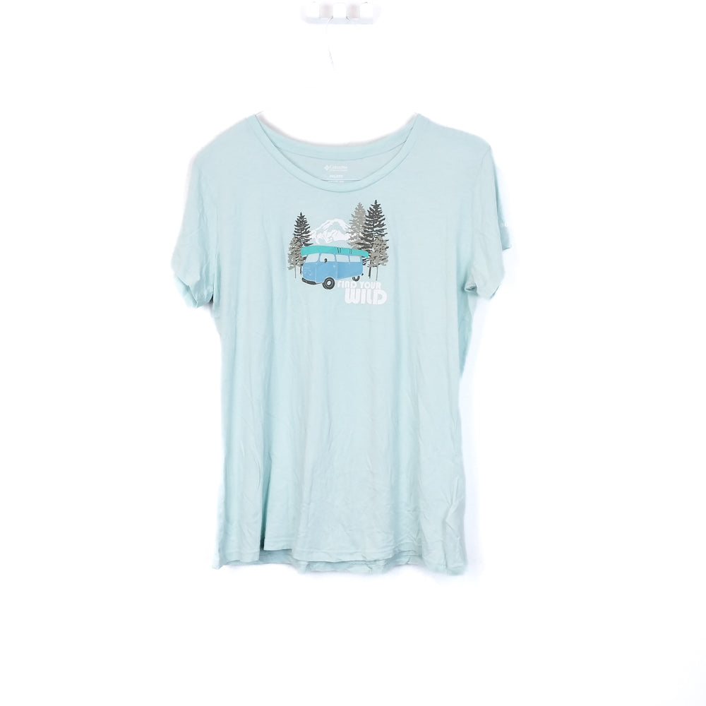 VIN-TEE-34870 Preloved T-shirt γυναικείο Columbia 2XL