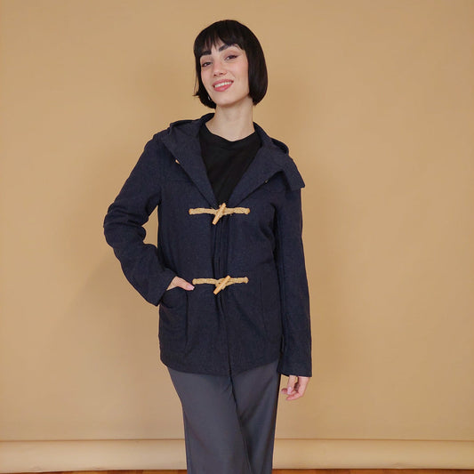 VIN-OUTW-29361 Vintage μάλλινο μοντγκόμερι Benetton S