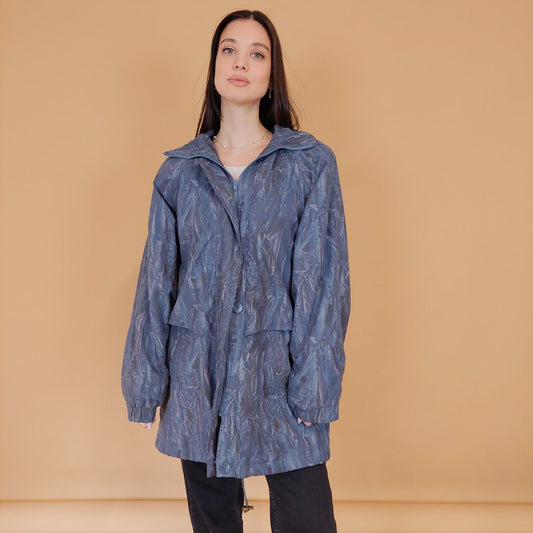 VIN-OUTW-30385 Vintage jacket 80s-90s style εμπριμέ M-L