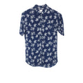 VIN-SHI-31956 Vintage πουκάμισο βισκόζη hawaiian print XS
