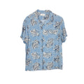 VIN-SHI-35271 Vintage πουκάμισο βισκόζη hawaiian style L