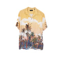 VIN-SHI-35272 Vintage πουκάμισο βισκόζη hawaiian style L