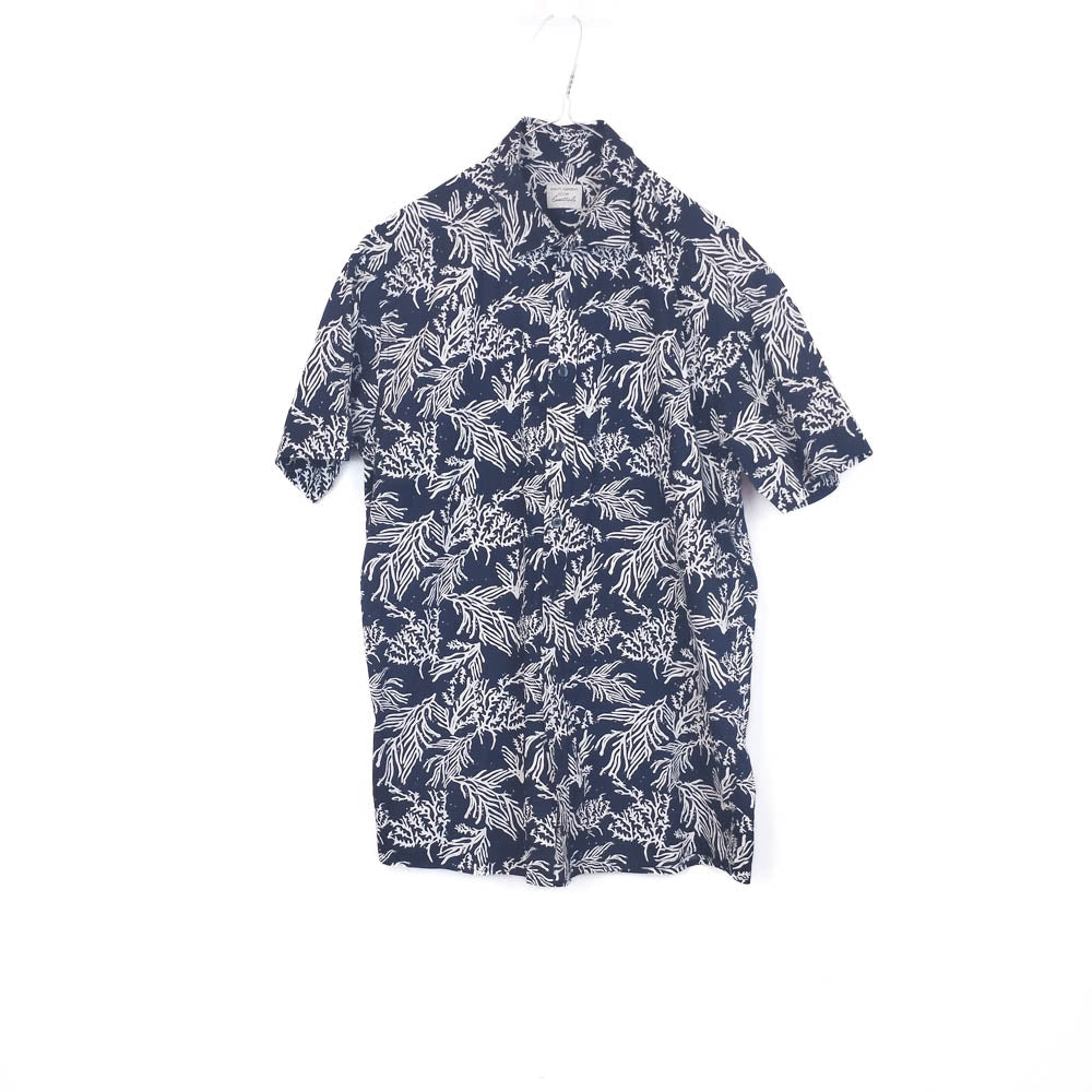 VIN-SHI-35277 Vintage πουκάμισο βαμβακερό exotic style M