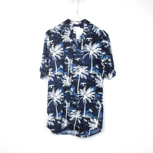 VIN-SHI-31509 Vintage πουκάμισο Hawaiian print XS