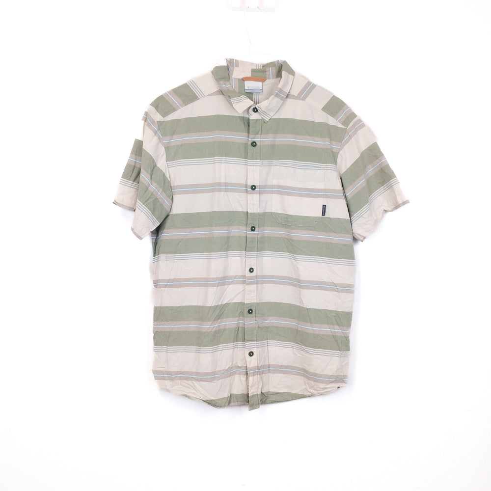 VIN-SHI-35285 Preloved πουκάμισο βαμβακερό unisex Columbia L