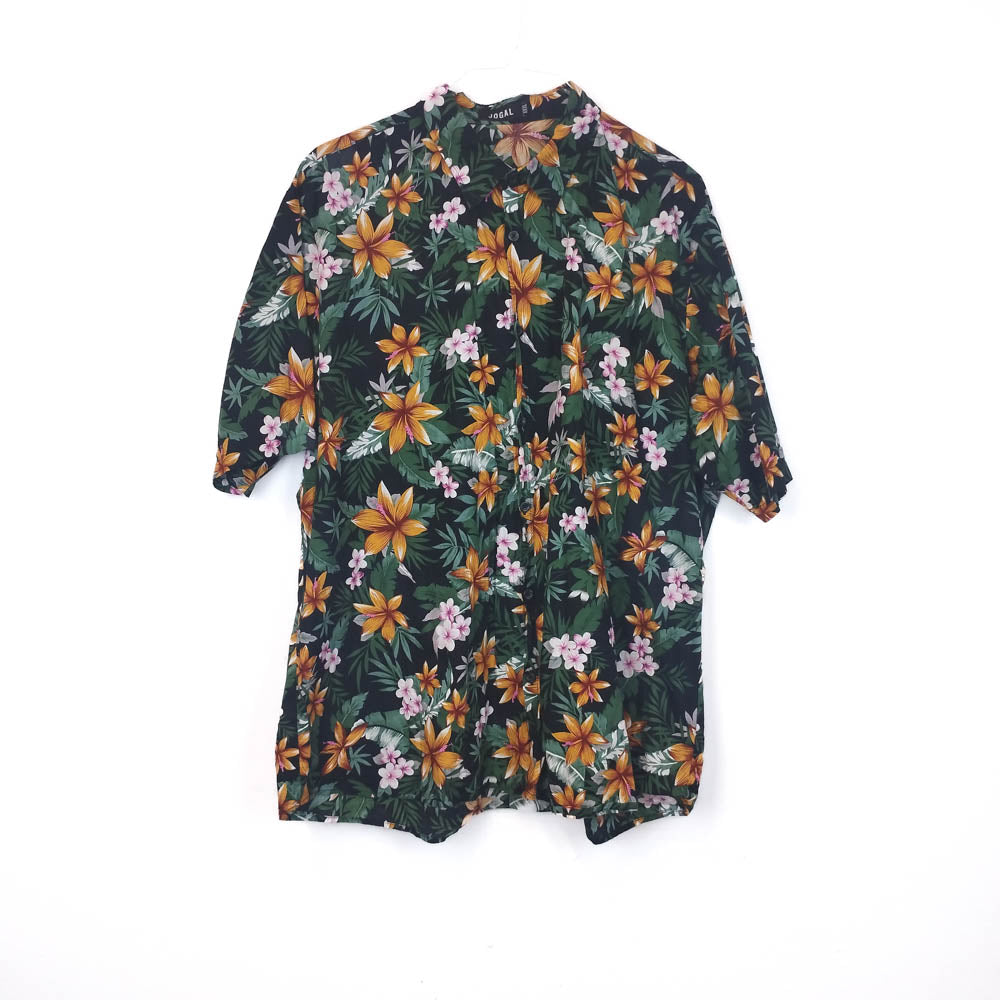 VIN-SHI-35246 Vintage πουκάμισο βαμβακερό hawaiian style 3XL