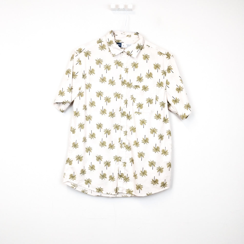 VIN-SHI-31468 Vintage πουκάμισο Hawaiian print S