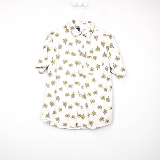 VIN-SHI-31468 Vintage πουκάμισο Hawaiian print S