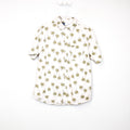 VIN-SHI-31468 Vintage πουκάμισο Hawaiian print S