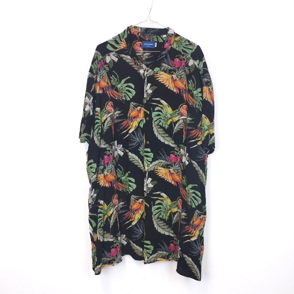 VIN-SHI-35248 Vintage πουκάμισο βισκόζη hawaiian style 5XL