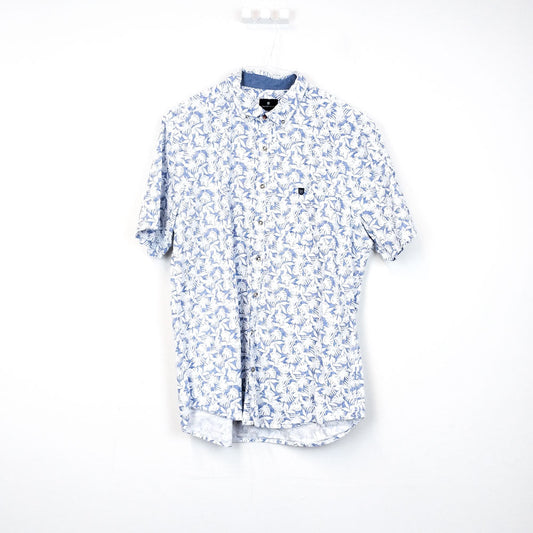 VIN-SHI-31457 Vintage πουκάμισο Hawaiian print S
