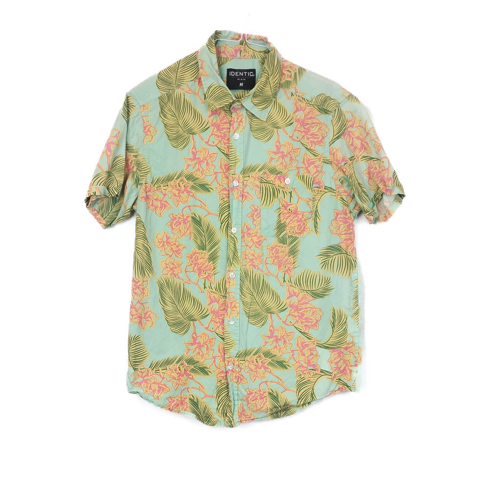 VIN-SHI-35252 Vintage πουκάμισο βαμβακερό hawaiian style S