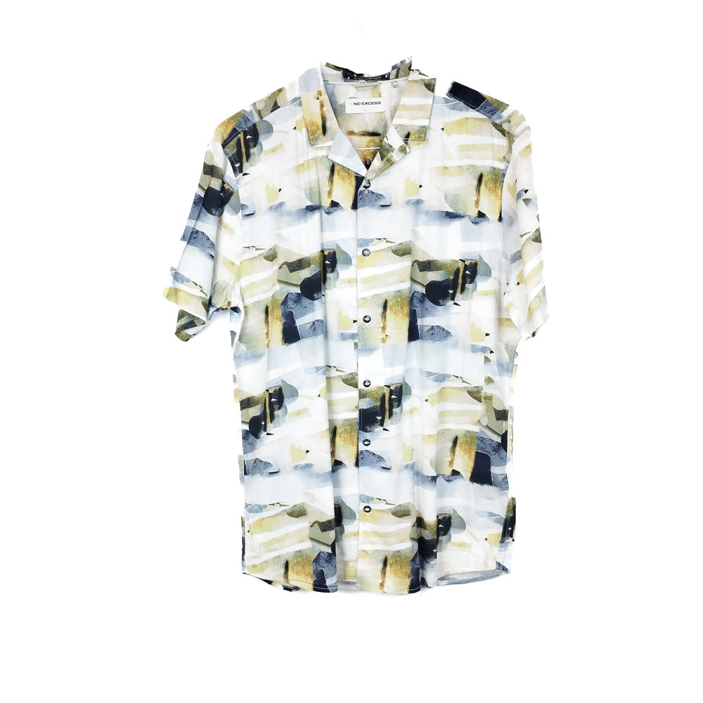 VIN-SHI-31918 Vintage τρελοπουκάμισο βαμβακερό L