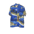 VIN-SHI-35255 Vintage πουκάμισο crazy pattern L