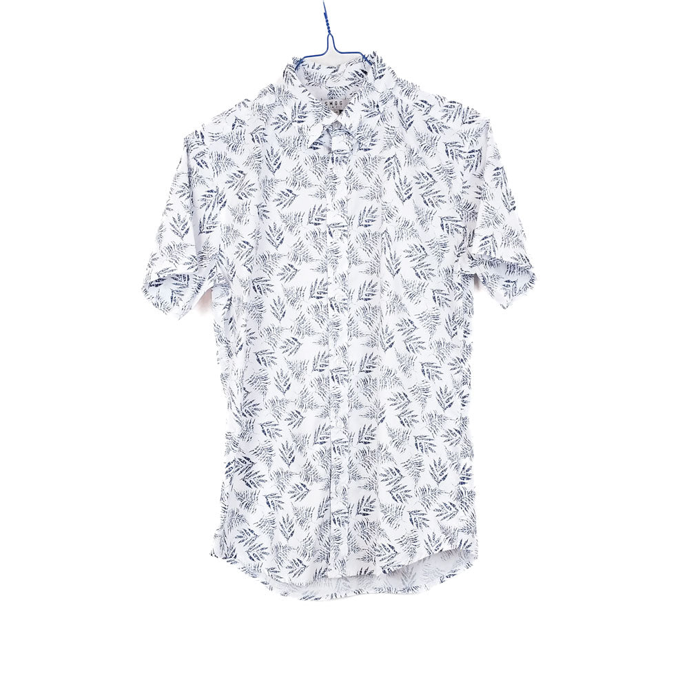 VIN-SHI-31819 Vintage πουκάμισο hawaiian print S