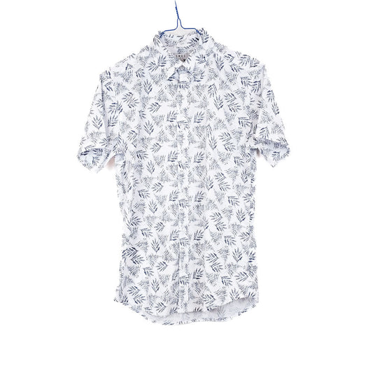 VIN-SHI-31819 Vintage πουκάμισο hawaiian print S